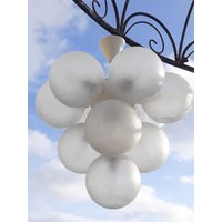 70S Sputnik Deckenlampe Weiß Vintage, 10 Flammig Designklassiker, Space Age 70Er von GoodTimesDeutschland