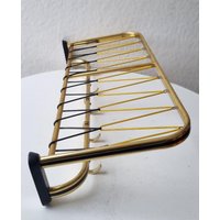 Vintage 50Er Jahre Garderobe Wandgarderobe Hutablage 60x26cm Mid Century 60Er Vintage 50Er Jahre Garderobe Wandgarderobe Hutablage 60x26cm Mid Century 60Er von GoodTimesDeutschland