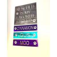 Gerettet Ist Meine Lieblingsrasse Metallwandkunst Gerettet Ist Meine Lieblingsrasse Metallwandkunst von GoodVibesMetal