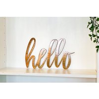 Hello Metal Wandbild in Handschrift von GoodVibesMetal