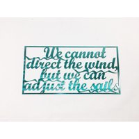 Just The Sails Metallwandkunst Inspirierendes Stahlschild Just The Sails Metallwandkunst Inspirierendes Stahlschild von GoodVibesMetal