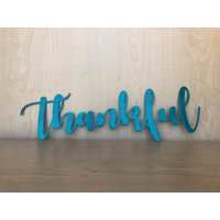 Thankful Metall Wandkunst in Schrift Thankful Metall Wandkunst in Schrift von GoodVibesMetal