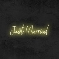 Just Married Neon Schild | Led Neonlicht Hochzeit Handgemachte Schilder von GoodVibesNeon