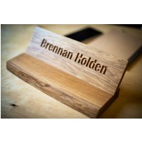 Personalisiertes Namensschild Aus Eiche - Holz von GoodenWooden