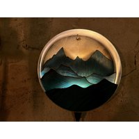 Wandlampe "Watzmann" - Lichtobjekt Aus Recyceltem Kuchenring Und Ahornholz Wandlampe "Watzmann" - Lichtobjekt Aus Recyceltem Kuchenring Und Ahornholz von GoodlifelandShop