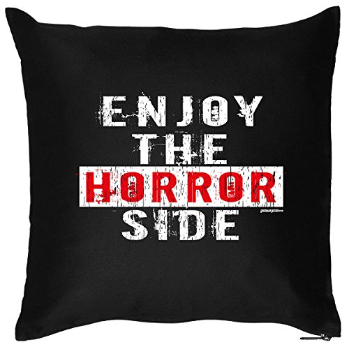 Goodman Design ® Polster Kissen Gruselmotiv Horror Side Kuschelkissen Sofakissen Sitzkissen Halloween Gruselig Horror von Goodman Design