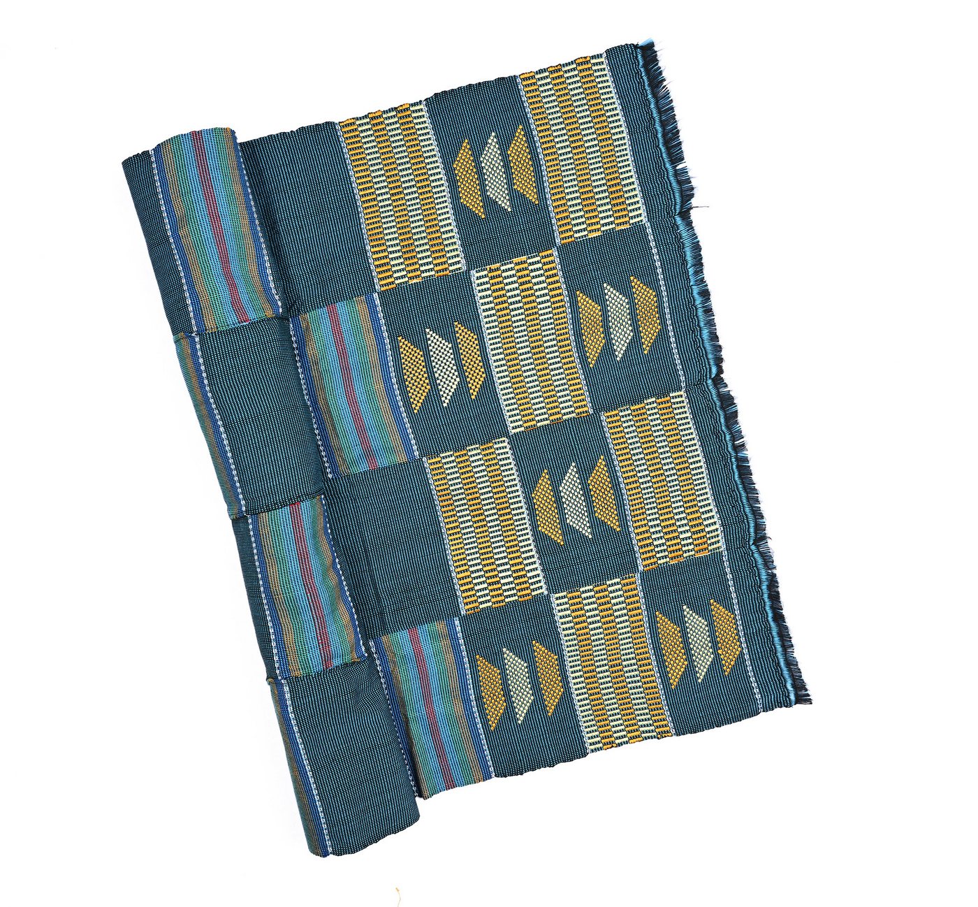 Goodman Design Tischläufer Kente-Tischläufer oder Tischset – Handgewebt in Ghana, 100 % Baumwolle von Goodman Design
