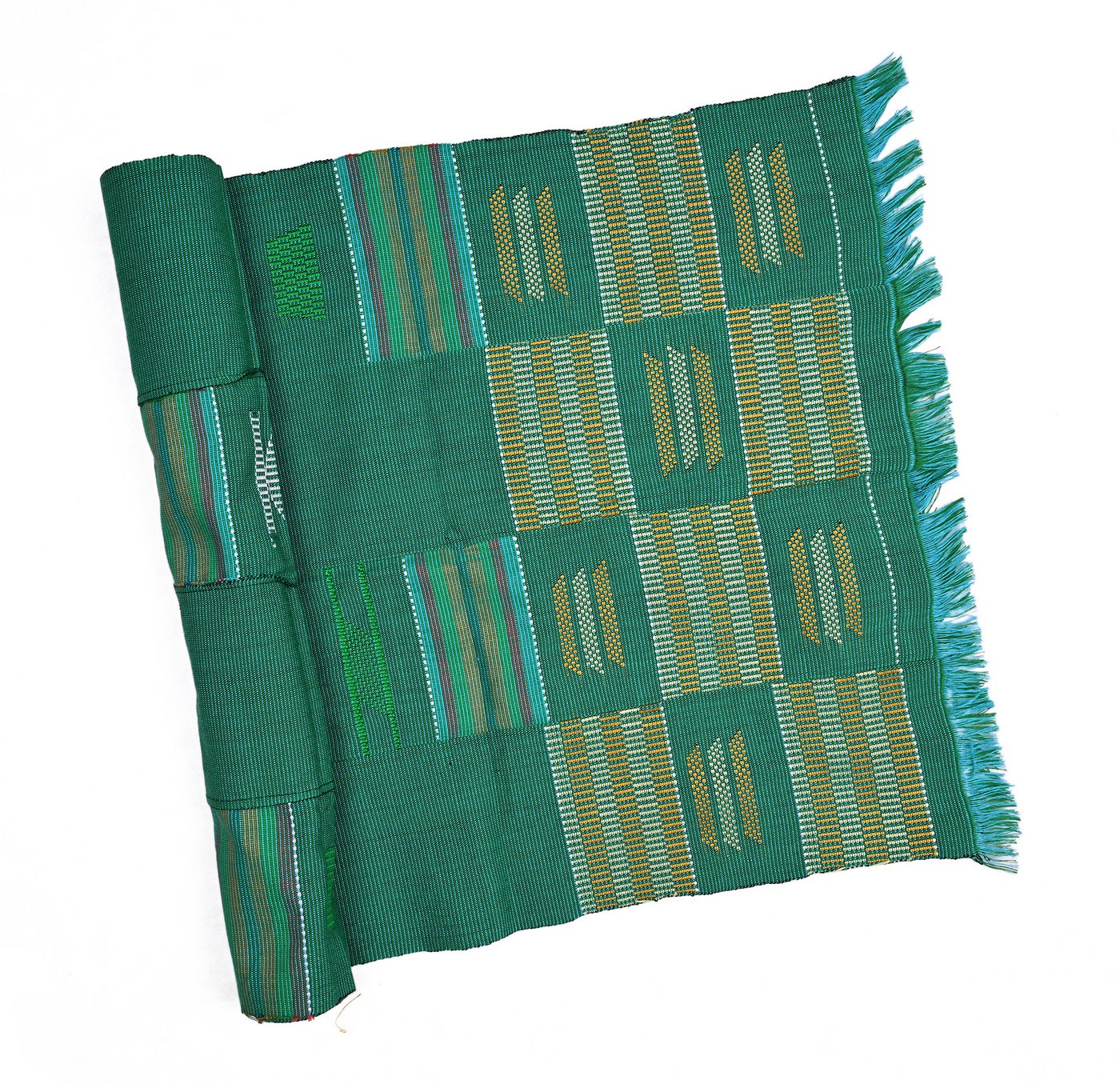 Goodman Design Tischläufer Kente-Tischläufer oder Tischset – Handgewebt in Ghana, 100 % Baumwolle von Goodman Design