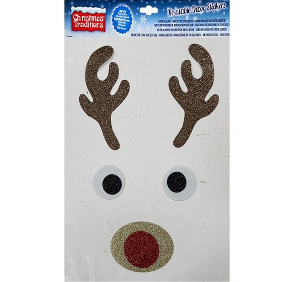Goodmark Weihnachtsfigur Fensterbild - Rentier - ca. 45 x 20 cm von Goodmark