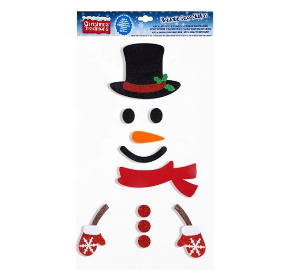Goodmark Weihnachtsfigur Fensterbild - Schneemann - ca. 60 x 25 cm von Goodmark