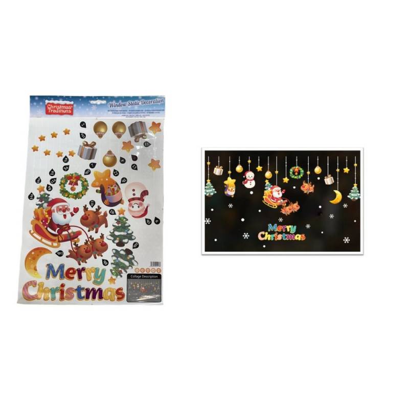 Goodmark Weihnachtsfigur Fensterbild - Weihnachtsgirlande - ca. 45 x 60 cm Goodmark Weihnachtsfigur Fensterbild - Weihnachtsgirlande - ca. 45 x 60 cm von Goodmark