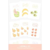 Zählkarten Obst, Homeschool Materialien, Flashcards, Back To School, Preschool Learning, Kindergarten, Bildung, Kinder von GoodnightFoxStudio