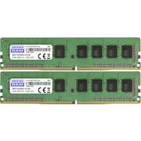 Goodram PC-Arbeitsspeicher Kit DDR4 8GB 2 x 4GB Non-ECC 2400MHz 288pin DIMM CL17 GR2400D464L17S/8GDC von Goodram