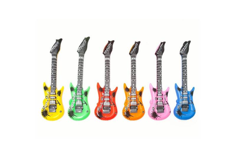 Goods+Gadgets Aufblasbares Partyzubehör Luftgitarre Rockstar, Air-Guitar Luft-Gitarren von Goods+Gadgets