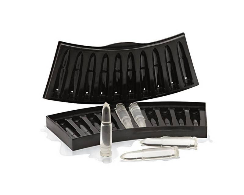Goods+Gadgets Eiswürfelform Ice Cube Tray Eiswürfelschale Eiswürfel-Maker, (Patronen Formen), Eiskalte Getränke mit Eye-Catcher von Goods+Gadgets