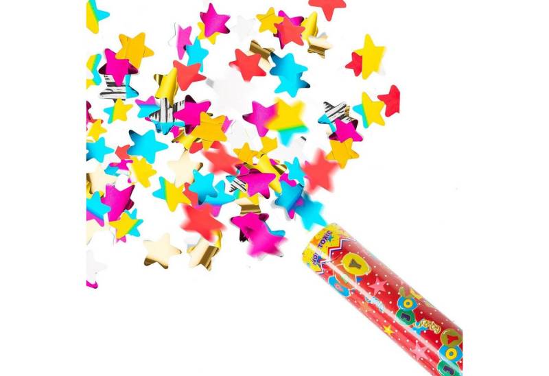 Goods+Gadgets Konfetti Konfetti-Kanone XXL Blaster 100 cm, Konfetti-Shooter Party Popper von Goods+Gadgets