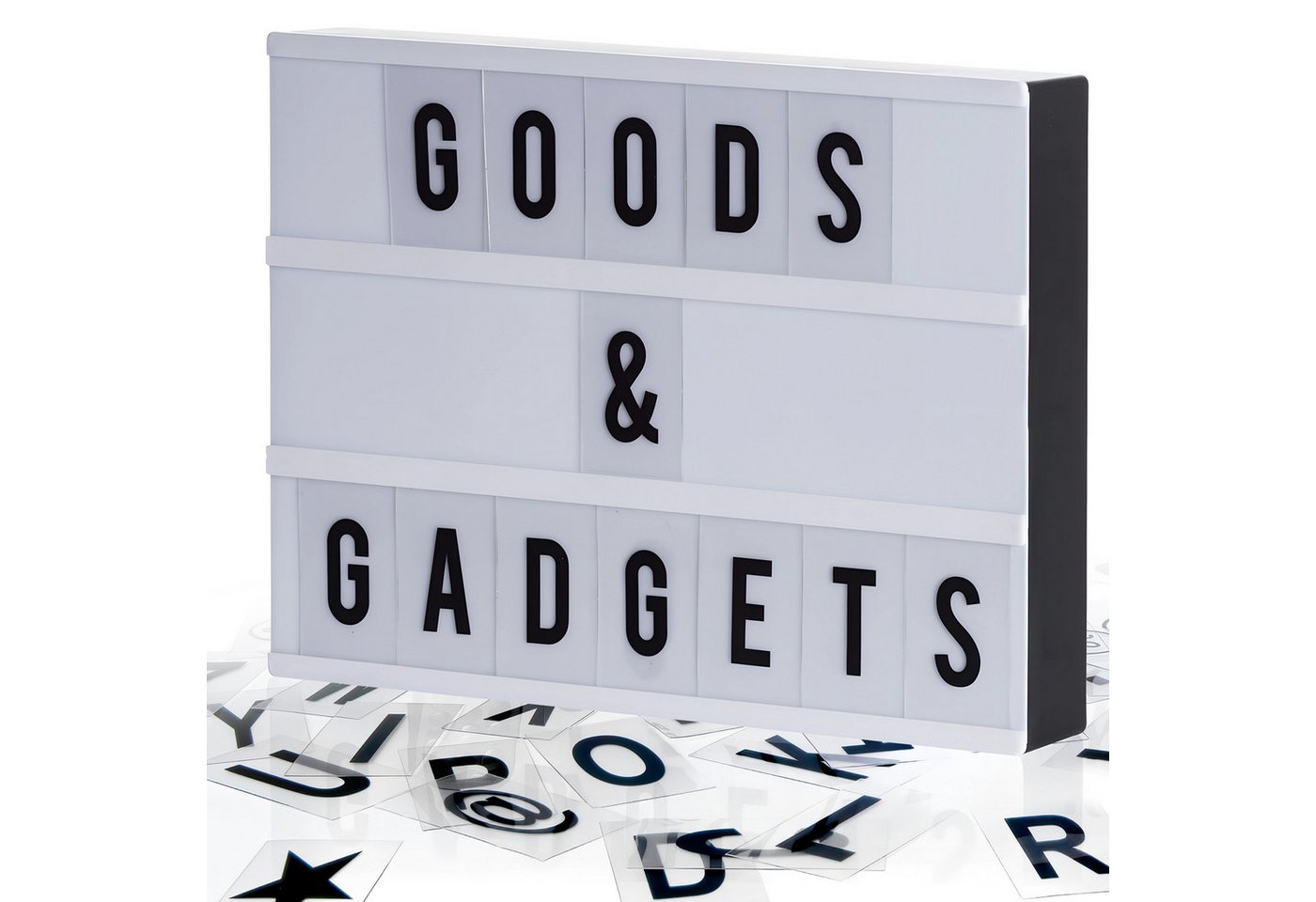 Goods+Gadgets LED Lichtbox Buchstaben Leuchtbox, LED fest integriert, Light-Box Leuchtkasten Goods+Gadgets LED Lichtbox Buchstaben Leuchtbox, LED fest integriert, Light-Box Leuchtkasten von Goods+Gadgets