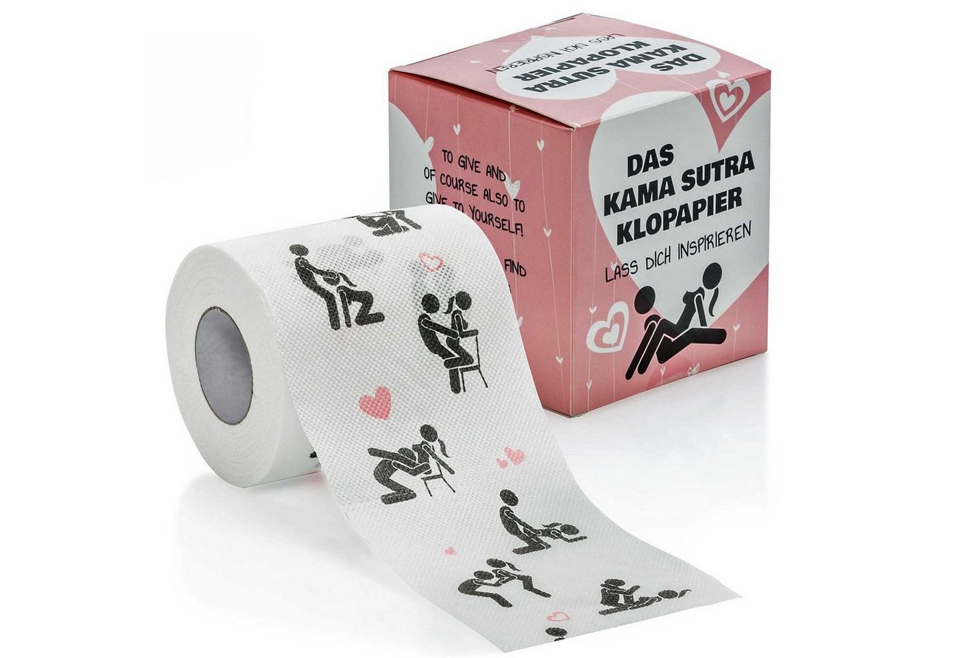 Goods+Gadgets Papierdekoration Kamasutra Toilettenpapier, Sexy Fun Klopapier mit 200 Stellungen-Positionen Goods+Gadgets Papierdekoration Kamasutra Toilettenpapier, Sexy Fun Klopapier mit 200 Stellungen-Positionen von Goods+Gadgets
