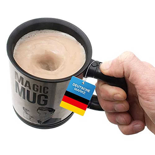 Magic Mug Becher Selbstrührender Tasse Lazy Kaffeebecher Kaffeetasse Thermosbecher von GOODS+GADGETS