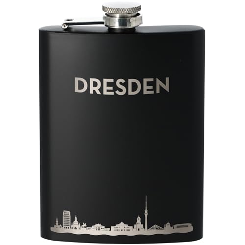 Goodtimes Flachmann Dresden Skyline 225ml (Schwarz) von Goodtimes
