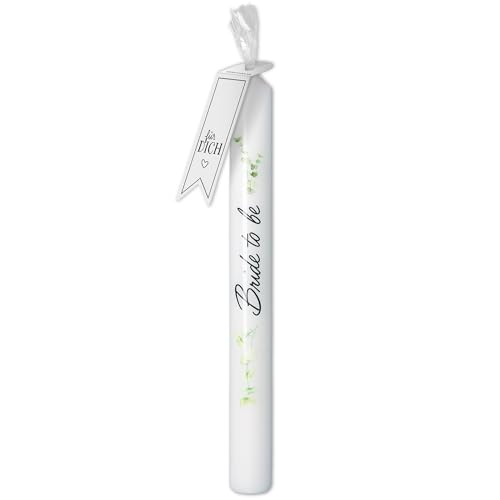 Goodtimes Stabkerze "Bride to be" Eukalyptus Weiß von Goodtimes