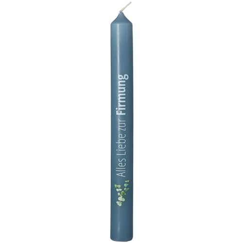 Goodtimes Stabkerze Saphir "Alles Liebe zur Firmung" von Goodtimes