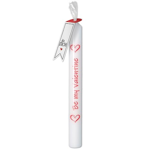 Goodtimes Stabkerze Weiß, Rote Herzen "Be my Valentine" Goodtimes Stabkerze Weiß, Rote Herzen "Be my Valentine" von Goodtimes