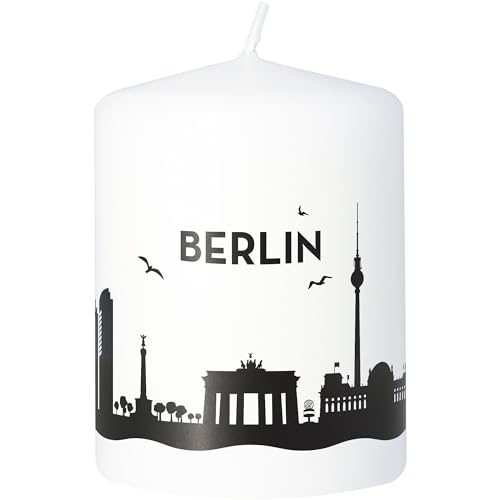 Goodtimes Stumpenkerze Berlin Skyline (Weiß) von Goodtimes