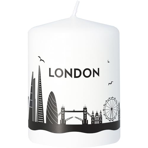 Goodtimes Stumpenkerze London Skyline (Weiß) von Goodtimes
