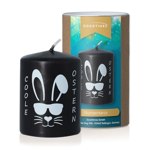 Goodtimes Stumpenkerze SafeCandle Selbstverlöschend Schwarz "Coole Ostern" 8 x 6cm Goodtimes Stumpenkerze SafeCandle Selbstverlöschend Schwarz "Coole Ostern" 8 x 6cm von Goodtimes