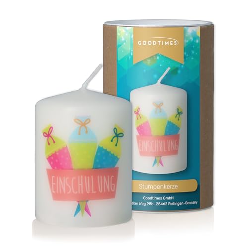 Goodtimes Stumpenkerze SafeCandle Selbstverlöschend Weiß mit Motiv "Schulkind & Schultüte" 8 x 6cm Goodtimes Stumpenkerze SafeCandle Selbstverlöschend Weiß mit Motiv "Schulkind & Schultüte" 8 x 6cm von Goodtimes
