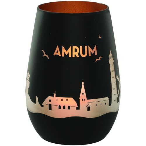 Goodtimes Windlicht Amrum Skyline (Schwarz & Bronze) von Goodtimes