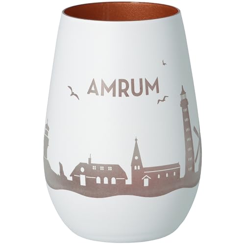 Goodtimes Windlicht Amrum Skyline (Weiß & Bronze) von Goodtimes