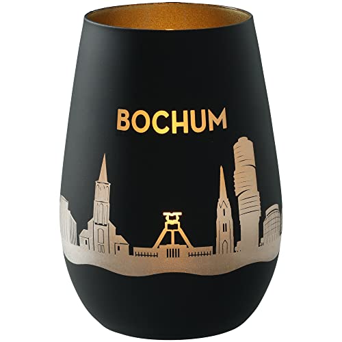 Goodtimes Windlicht Bochum Skyline (Schwarz & Gold) von Goodtimes