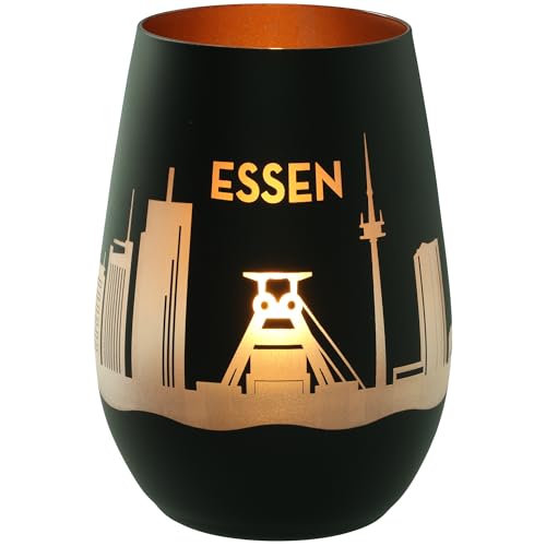 Goodtimes Windlicht Essen Skyline (Schwarz & Bronze) von Goodtimes