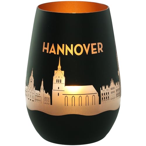 Goodtimes Windlicht Hannover Skyline (Schwarz & Bronze) von Goodtimes