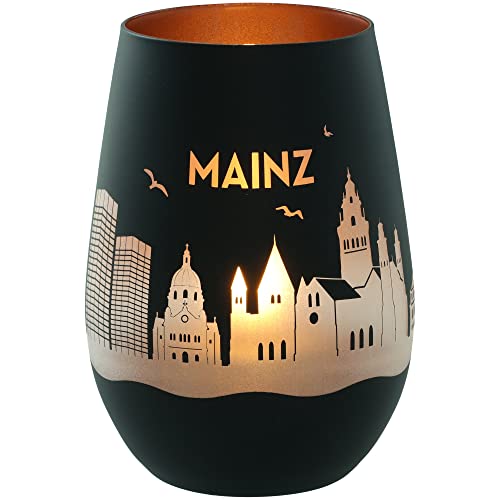 Goodtimes Windlicht Mainz Skyline (Schwarz & Bronze) von Goodtimes