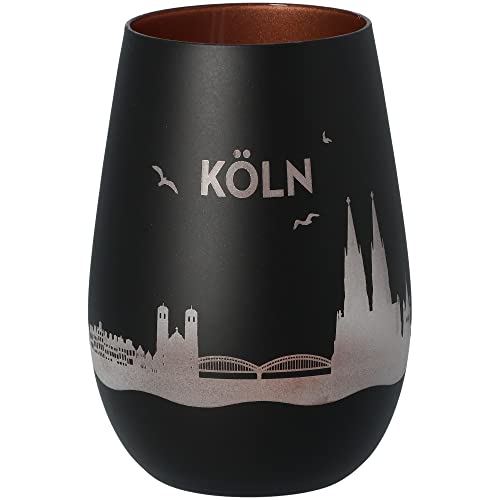 Goodtimes Windlicht Skyline Köln Schwarz & Bronze von Goodtimes