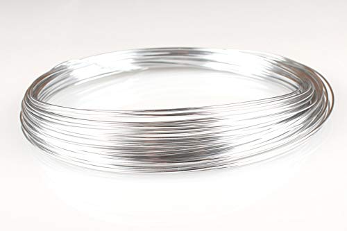 Goodwei Creacraft Schmuckdraht Silber 10 Meter, Aluminiumdraht (2mm) von Goodwei