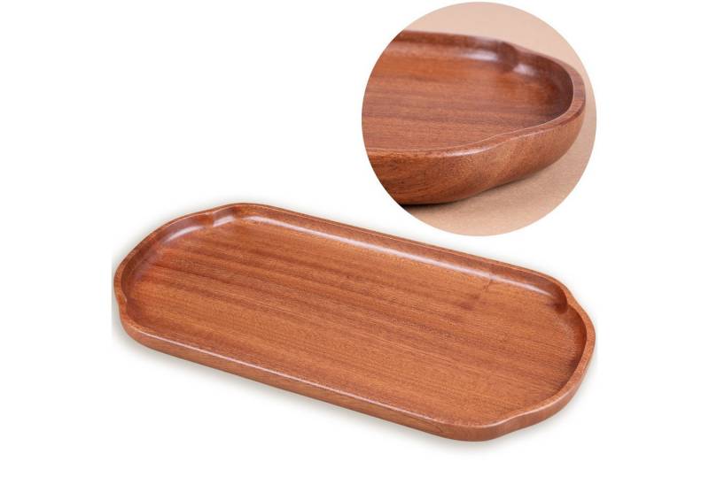 Goodwei Servierbrett Serviertablett aus Massivholz, 30x15 cm, Massivholz, (1-St), Handgefertigt von Goodwei