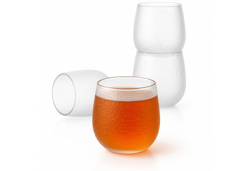 Goodwei Teeglas Japanische Teegläser Set 4 × 200 ml – Strukturiertes Glas mit Eisoptik Goodwei Teeglas Japanische Teegläser Set 4 × 200 ml – Strukturiertes Glas mit Eisoptik von Goodwei