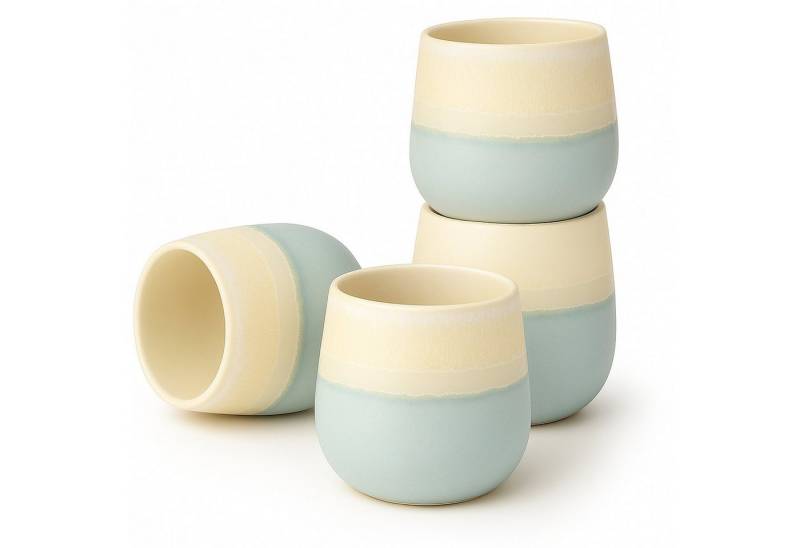 Goodwei Teeglas Japanisches Teebecher Set "Fuji Blue", modernes Design, Keramik Goodwei Teeglas Japanisches Teebecher Set "Fuji Blue", modernes Design, Keramik von Goodwei
