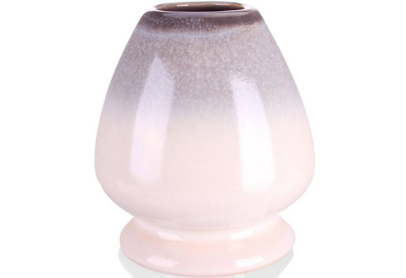 Goodwei Teeschale Chasentate - Halter für Matchabesen (Kiri), Keramik, Handgefertigt von Goodwei