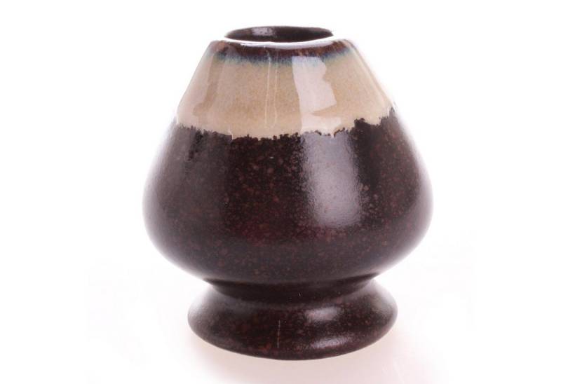 Goodwei Teeschale Chasentate - Halter für Matchabesen (Kumo), Keramik von Goodwei