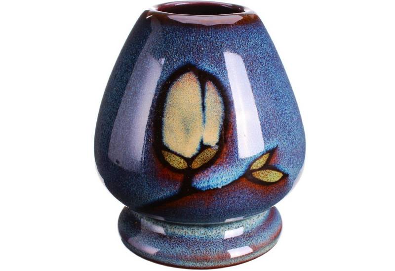 Goodwei Teeschale Chasentate - Halter für Matchabesen (Magnolia), Handgefertigt von Goodwei