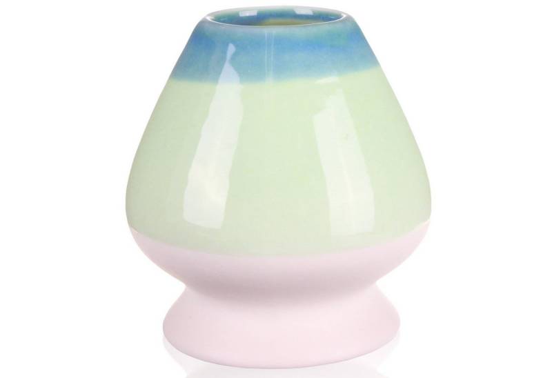 Goodwei Teeschale Chasentate - Halter für Matchabesen (Sumi), Handgefertigt von Goodwei