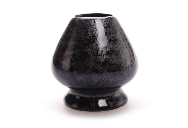 Goodwei Teeschale Chasentate - Halter für Matchabesen (Tetsu), Keramik, Handgefertigt von Goodwei