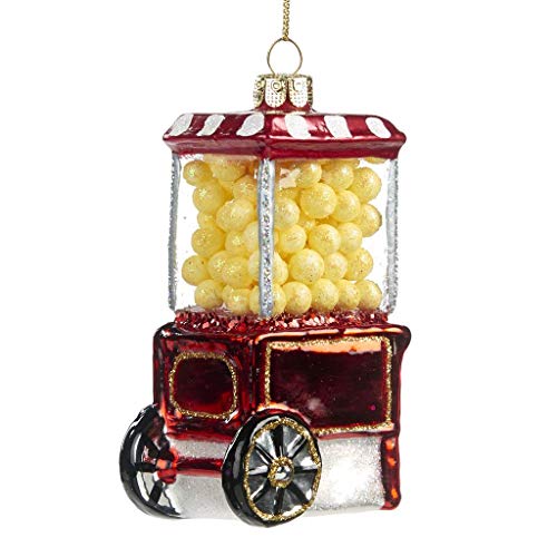 Goodwill Glas Popcorn Warenkorb geformt Christbaumkugel Dekoration rot 10 Zentimeter von Goodwill