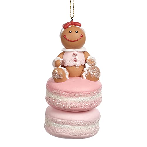Goodwill Le Candy Shop Deko-Figur Lebkuchen-Macaron, 9 cm, Rosa von Goodwill