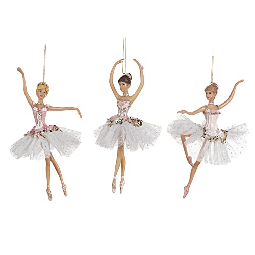 Goodwill Weihnachtskugel-Ballerina Weiß-Rosa H 18 cm Achtung: Preis Pro Stück von Goodwill
